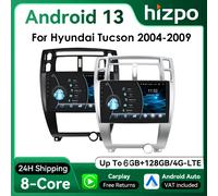 10,1 " Hizpo 2Din Android13 Radio de coche para Hyundai Tucson 2004 - 2009 navegación GPS RDS DSP 4G CarPlay UI8581 sistema inteligente W7 B