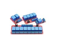 10-1 PCS, 3.3V 5v 12V 24V 1 2 4 Módulo de relé de 8 canales con optoacoplador. Salida X Vía for Arduino 1CH 2CH 4CH 8CH(10pcs,1 Channel 12V)