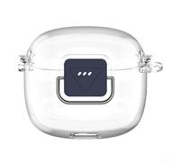 10 * 10 * 1CM Anti-caída Almacenamiento Auricular Funda Protectora Transparente Para JBL Tune Flex2, Compacta Para TPU Auriculares Caso (transparente)