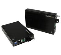 10/100 Ethernet A Modo Individual Wdm Fibra Convertidor de Medios Kit Sc 20km