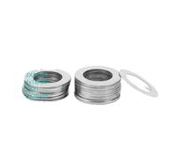 10-100 piezas 0,1 mm 0,2 mm 0,3 mm 0,5 mm 1 mm Arandela plana de acero inoxidable Junta fina Junta de ajuste de alta precisión M1.6 a M30(M5x7 100pcs,1mm Thickness)