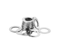 10-100 piezas 0,1 mm,2,3,5 DIN988 Arandela plana de acero inoxidable Junta ultrafina ajuste precisión M3 a M 30.Accesorios hardware(M5x8 100pcs,0.2mm thickness)