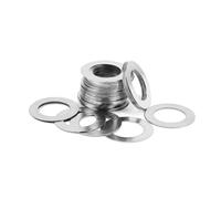 10-100 piezas M3 M4 M5 M6 M7 M8 M9 a M30 Junta de arandela ajuste precisión plana ultrafina acero inoxidable cuña 0,1,2,3,5 mm.Accesorios hardware(M22x30 10pcs,0.3mm thickness)