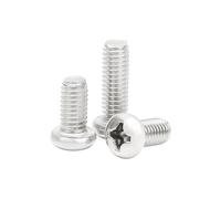 10-100 piezas Tornillos de cabeza plana con cruz avellanada aleación aluminio 6063 M1.7 M2 .5 M3 M4 M5 M6 PM DIN7985(4mm,M3.0 (50pcs))
