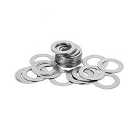 10-100 Uds 0,1mm 0,2mm 0,3mm 0,5mm 1mm arandela plana de acero inoxidable junta fina junta de ajuste de alta precisión M1.6 a M30. Accesorios de Hardware ( Size : M30x40 10pcs , Color : 1mm Thickness
