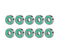 10-100 Uds 608RS rodamiento rígido de bolas 8x22x7mm rodamientos acero una sola fila ABEC-9(Green,30PCS)