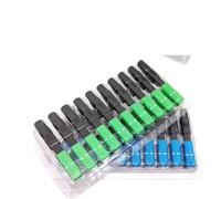 10-100 Uds 60mm SC conector rápido FTTH conectores de empalme en frío adaptador de modo único con pelador de fibra óptica(SC UPC 100 pcs)