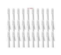 10-100 Uds cabezales de cepillo, Compatible con XIAOMI T100 20/50/100 dientes eléctrico sónico cerdas suaves recargas boquillas vacío(50Pcs White)
