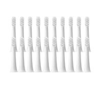 10-100 Uds cabezales de cepillo, Compatible con XIAOMI T100 20/50/100 dientes eléctrico sónico cerdas suaves recargas boquillas vacío(20Pcs White)
