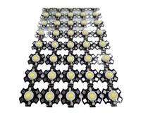 10-100 Uds. Chip de lámpara LED COB 1W 3W 3,2-3,6V entrada 100-220LM diodo bombilla(3W Natural White,10PCS)