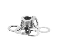 10/100 Uds DIN988 arandela plana de acero inoxidable M3 a M40 junta ultrafina(M13x19 20pcs,1mm Thickness)