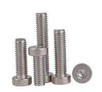 10-100 Uds M4 X 0,7 4mm Perno De Cabeza Baja Tornillos Hexagonales A2-70 304 Acero Inoxidable DIN 7984(M4X8mm-10pcs)