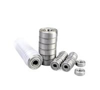 10/100 Uds rodamiento rígido de bolas ABEC-5 3x9x5 4x12x4 5x14x5 6x17x6 7x19x6 8x22x7 9x24x7 3x10x4 4x13x5 5x16x5 6x19x6 7x22x7(ZZ,100Pcs,696 6x15x5mm)