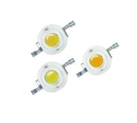10-1000 Uds. Chip de lámpara LED COB alta potencia 1W 3W 3,2-3,6V 110-280LM diodo azul blanco frío cálido(White 20000K,3W x 100pcs)