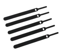 10-1000 Uds organizador de cables bridas for liberables negro 12x1 5/20/30cm Nylon gancho bucle Zip paquete vendaje corbata plásticos fijación(30 pieces,150mm)