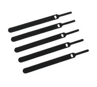 10-1000 Uds organizador de cables bridas for liberables negro 12x1 5/20/30cm Nylon gancho bucle Zip paquete vendaje corbata plásticos fijación(1000 pieces,300mm)