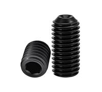10-100pcs DIN916 304 Acero Inoxidable Grado 12.9 Carbono Hexagonal Conjunto De Enchufes Tornillos Tornillo Grub(12.9 Carbon Steel,2MM_M2.5 (50PCS))