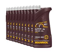 10 (10x1) Litro Mannol 75W-80 MTF-4 Api GL-4/ GL4/ Aceite Motor /
