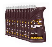10 10x1 Litro SAE 5W-30 Mannol Combi aceite de motor LL para VW Longlife III/3/