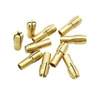 10/11 Unids/lote Mini Taladro Portabrocas De Latón for Herramienta Rotativa 0,5-3,2mm Y Tuerca for Juego Accesorios(10Pcs 4.8mm)