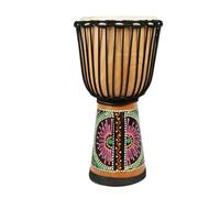 10/12/13 Pulgadas Percusión Yembé Amantes de La Música Tambor Djembe con Bolsa Correa Campana de Mano Djembe Drum Caoba Tambor Africano(Standard 10 B)