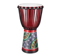 10/12/13 Pulgadas Percusión Yembé Amantes de La Música Tambor Djembe con Bolsa Correa Campana de Mano Djembe Drum Caoba Tambor Africano(Large 10 G)