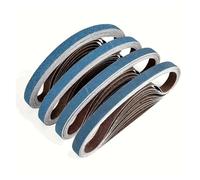 10/12 piezas 10x330 mm Correas de lijado Circonita de alúmina fundida Lijadora de 3/8 "x 13" 4 opciones Grano 40 | 60 | 80 | 120(10pcs 60Grits)