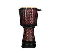 10/12 Pulgadas Yembé Hecho a Mano Tambor Djembe Parche de Piel de Cabra Djembe Drum para Festivales de Música, Reuniones Familiares, Boda(Professional 12-inch B)