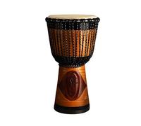 10/12 Pulgadas Yembé Hecho a Mano Tambor Djembe Parche de Piel de Cabra Djembe Drum para Festivales de Música, Reuniones Familiares, Boda(Professional 10-inch C)