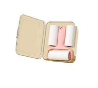 10/12 Uds Mini ropa adhesiva reutilizable algodón terciopelo muebles depilación for gatos/perros rodillo adhesivo de limpieza removedor pelo for mascotas para Ropa, Muebles, Alfombras(Pink-10rolls)