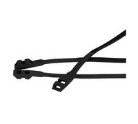 10/14/22 Uds 9 * 180/260/360mm correa de alambre plástico nailon negro abrazadera envoltura doble hebilla autoblocante Ziptie bridas for cables(22Pieces 9x180mm)