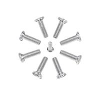 10/15/20 tornillos de cabeza avellanada for PC M2.5 M3 M4 M5 M6 M8(20mm,M4 (20pcs))