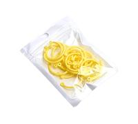 10/15 / 30 Pcs Loose Leaf Rings Multi-Color Binder Flexible Plastic Book for Scrapbook Notebook Keychain Indexes Card Rings