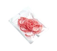 10/15 / 30 Pcs Loose Leaf Rings Multi-Color Binder Flexible Plastic Book for Scrapbook Notebook Keychain Indexes Card Rings