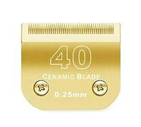 10/15/4FC/5FC/7FC/Cuchilla Cortadora Desmontable Negra, Compatible Con Wahl, Compatible Con Km, Compatible Con Andis, Compatible Con Oster, A5 Clippers(Golden/0.25mm)