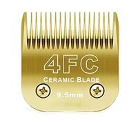 10/15/4FC/5FC/7FC/Cuchilla Cortadora Desmontable Negra, Compatible Con Wahl, Compatible Con Km, Compatible Con Andis, Compatible Con Oster, A5 Clippers(Golden/9.5mm)