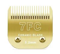 10/15/4FC/5FC/7FC/Cuchilla Cortadora Desmontable Negra, Compatible Con Wahl, Compatible Con Km, Compatible Con Andis, Compatible Con Oster, A5 Clippers(Golden/3.2mm)