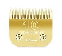 10/15/4FC/5FC/7FC/Cuchilla Cortadora Desmontable Negra, Compatible Con Wahl, Compatible Con Km, Compatible Con Andis, Compatible Con Oster, A5 Clippers(Golden/1.5mm)