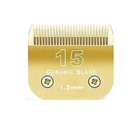 10/15/4FC/5FC/7FC/Cuchilla Cortadora Desmontable Negra, Compatible Con Wahl, Compatible Con Km, Compatible Con Andis, Compatible Con Oster, A5 Clippers(Golden/1.2mm)