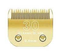 10/15/4FC/5FC/7FC/Cuchilla Cortadora Desmontable Negra, Compatible Con Wahl, Compatible Con Km, Compatible Con Andis, Compatible Con Oster, A5 Clippers(Golden/0.5mm)