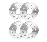10/15 Mm 5 * 112/5 * 100-57,1 Adaptador De Cubo Espaciadores Rueda Juntas Cuña Para SAGITAR Para Phaeton Para Scirocco Para PASSAT(15mm Silver)