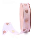 10-15yard Happy Birthday Ribbons Lover Wedding Event Party Valentine's Day Baking Bouquet Bowknot Card Gifts Box Packaging Decor(11. 16mm,5 Yards(4.57 Metres))