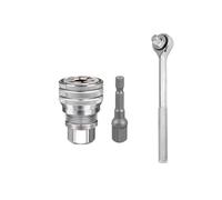 10-19 Mm Hexagonal Cabeza Tuerca Y Perno Herramienta Controlador Para 3/8 "Unidad Ajustable Llave General Base Adaptador Adaptador Manual Llave De Zócalo Llave