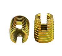 10-2 piezas de tuercas manguito for tornillos autorroscantes ranurados acero inoxidable galvanizado M2 .5 M3 M4 M5 M6 M8 M10 ~ M16(Galvanized,M4xM6.5x8mm 10pcs)