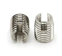 10-2 piezas de tuercas manguito for tornillos autorroscantes ranurados acero inoxidable galvanizado M2 .5 M3 M4 M5 M6 M8 M10 ~ M16(Stainless Steel,M3xM5x6mm 10pcs)
