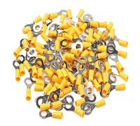 10/20/30/50/100 Uds RV5.5-5 .5-6 .5-8 terminales de anillo amarillo aislado Cable conectores engarce eléctrico bloque(RV5.5-6,30PCS)