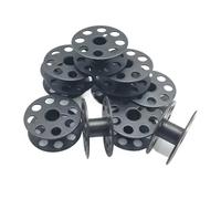 10/20/30/50/100 unidades 18034 Bobina de coser grande negra, tamaño M, for accesorios máquinas industriales una aguja(10 PCS)