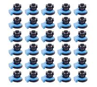 10/20/30/50 abrazaderas de clip incrustadas para disipador de calor de metal, tubo Hotend de 4 mm, conector extrusor, acoplador Bowden, azul y negro, accesorios neumáticos rentables