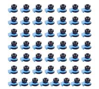 10/20/30/50 abrazaderas de clip incrustadas para disipador de calor de metal, tubo Hotend de 4 mm, conector extrusor, acoplador Bowden, azul y negro, accesorios neumáticos rentables