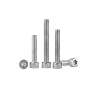 10/20/30/50 Uds M2M2.5M3M4M5 304 perno de cabeza cilíndrica acero inoxidable antirrobo y antidesmontaje con forma flor interior(50pcs M2.5X3)